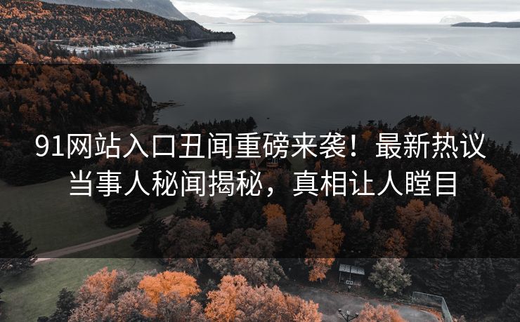 91网站入口丑闻重磅来袭！最新热议当事人秘闻揭秘，真相让人瞠目