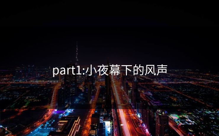 part1:小夜幕下的风声